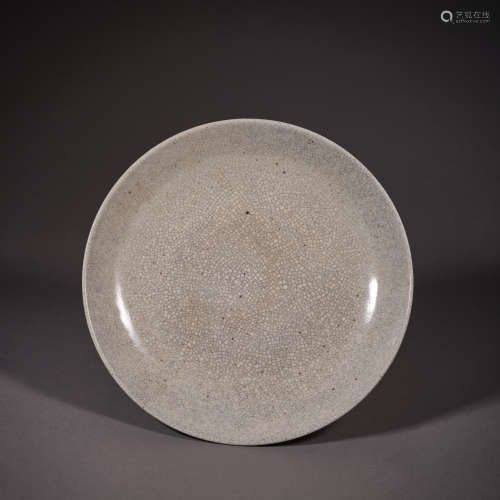 Song Dynasty of China,Ge Kiln Plate 中國宋代，哥窑盘