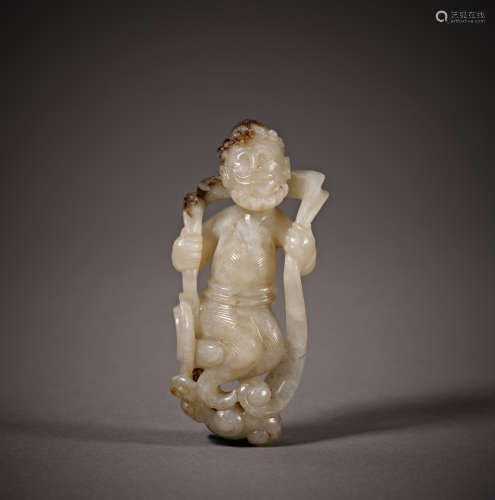 Liao Dynasty of China,Jade Man 中國辽代，玉人