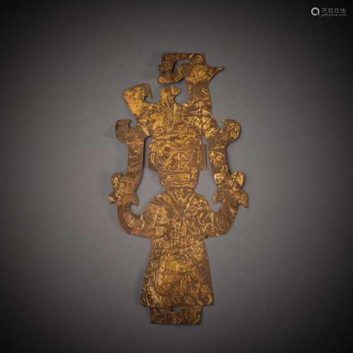 Western Zhou Dynasty of China,Pure Gold Accessory 中國西周时...