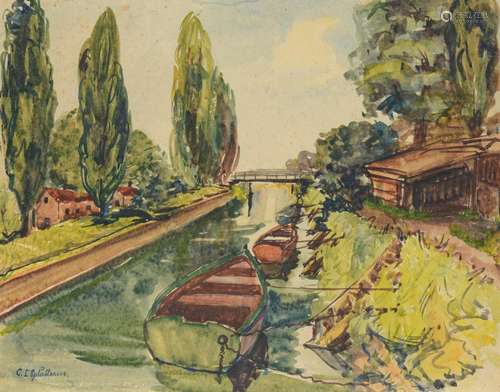 Charles L'ÉPLATTENIER (1874-1946), "Vue d'un ...