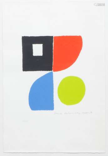 Sonia DELAUNAY (1885-1979), "Composition abstraite en n...