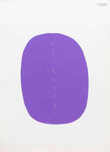 Lucio FONTANA (1899-1968) "Concetto Spaziale" 1965...