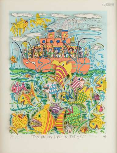 James RIZZI (1950-2011), "Too many fish in the sea"...