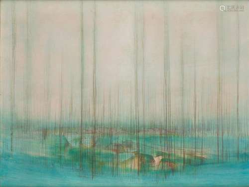 Hossein MAHJOUBI (1930) "Sans titre", 1974, Huile ...