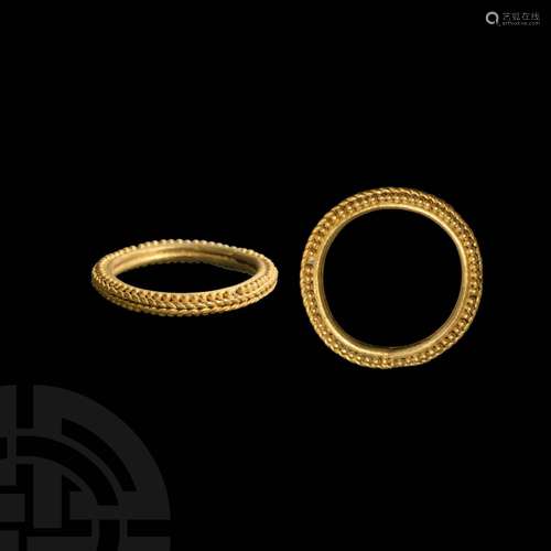 Etruscan Gold Wedding Ring