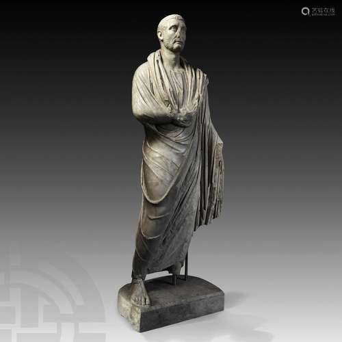 Roman Life-Size Statue of an Important Magistrate