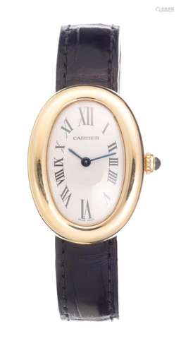 CARTIER, Montre-bracelet Baignoire en or