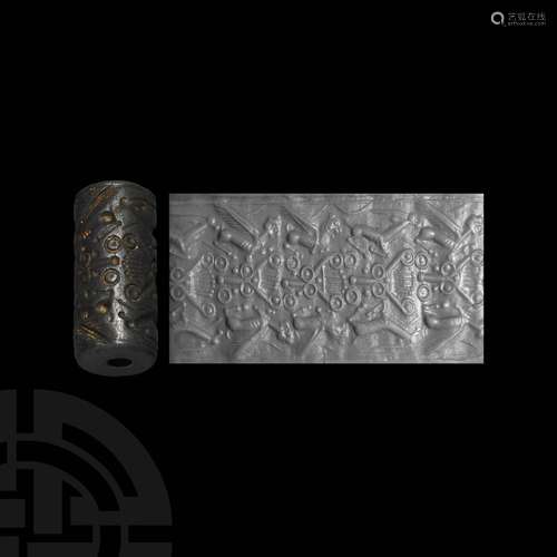 Mesopotamian Haematite Cylinder Seal