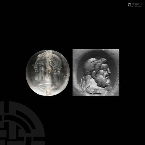 Western Asiatic Rock Crystal Stamp Seal with Head