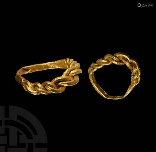 'The Sutton' Anglo-Scandinavian Viking Gold Plaite...