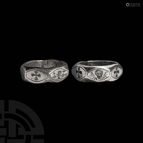 Georgian Silver Memento Mori Skull Ring