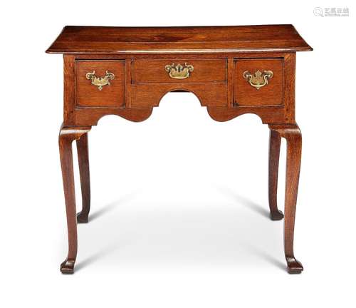 A George I oak lowboy