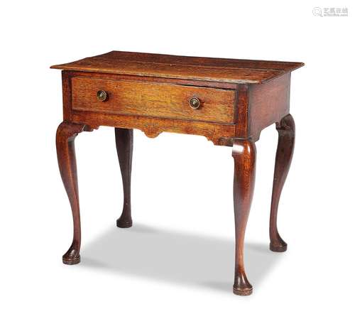 A George I oak lowboy