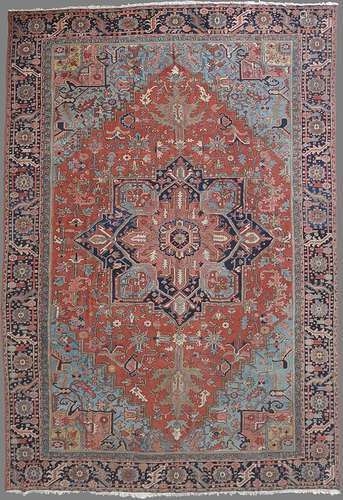 A Heriz carpet, North West Persia, second half 19th century