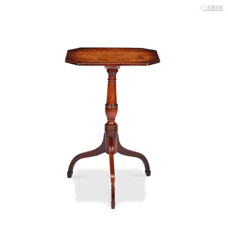 A late George III mahogany occasional table