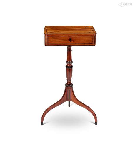 A small Regency mahogany occasional table