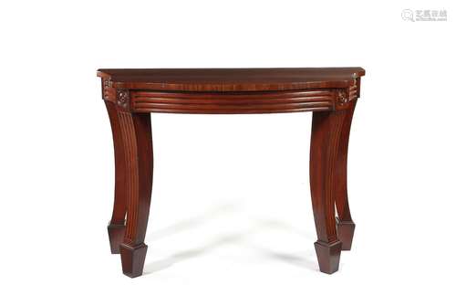 A George IV mahogany console or serving table