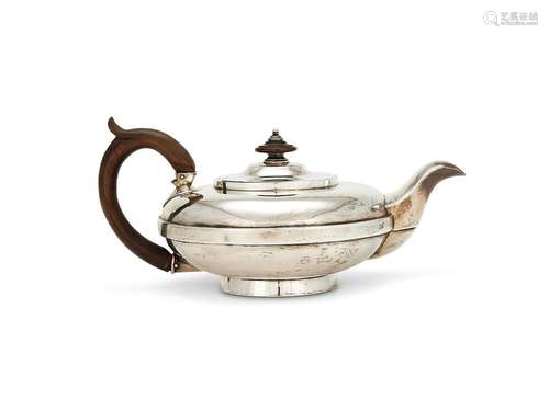 A William IV silver teapot by William Eaton, London,1831