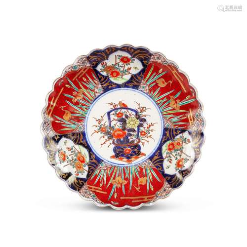 Nine various 19th century Chinese and Japanese Imari coloure...