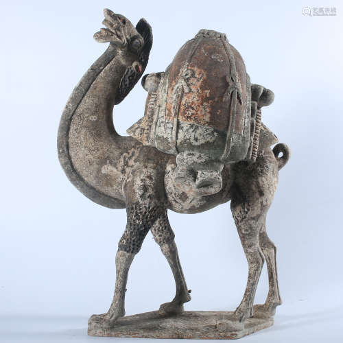 Ancient pottery camel ornaments