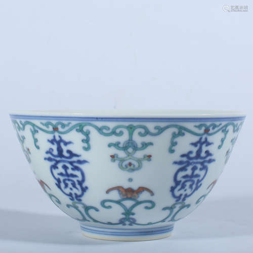 Daoguang doucai small bowl in Qing Dynasty