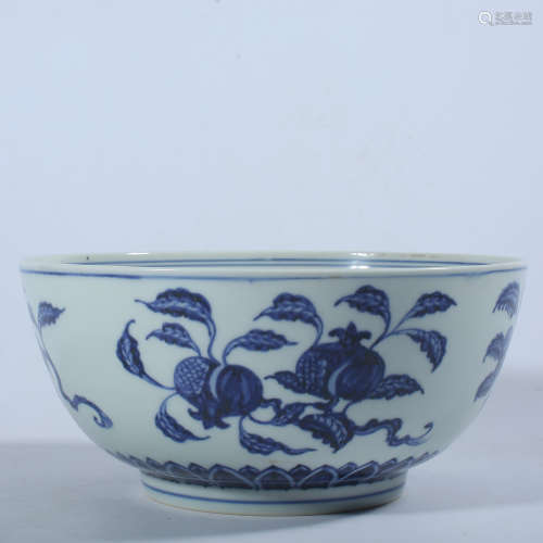Ming Dynasty blue and white bowl