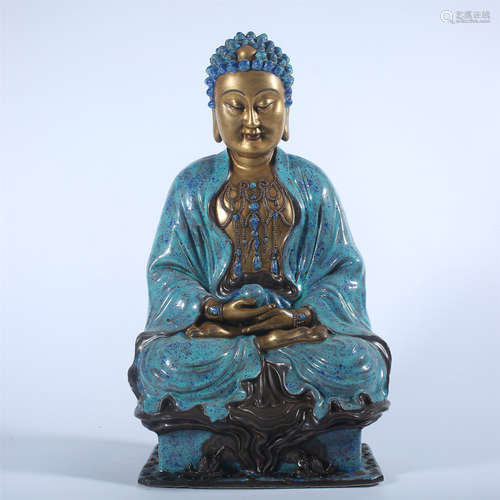 Porcelain Buddha in Qing Dynasty