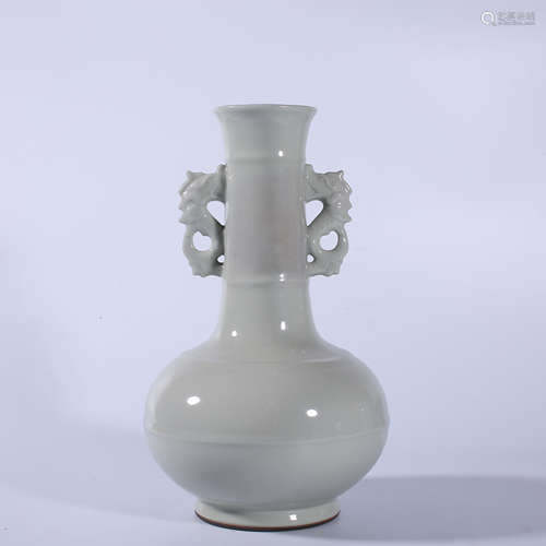 Qing Dynasty Qianlong imitation official glazed double ear b...