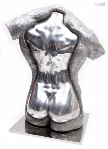 Luis Rizo (1958), He and She, aluminum sculpture, edition 1/...