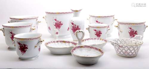 Various Herend porcelain