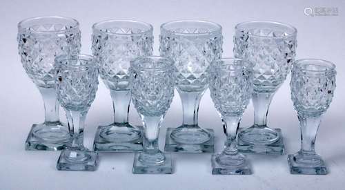 8 Crystal Empire glasses