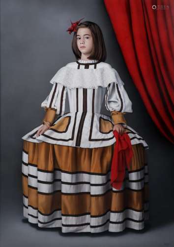 Juan Cossio (Madrid 1960), Menina, oil on panel, December 20...