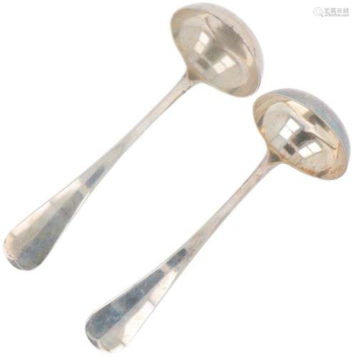 (2) piece set of sauce spoons ''Haags Lofje'&...