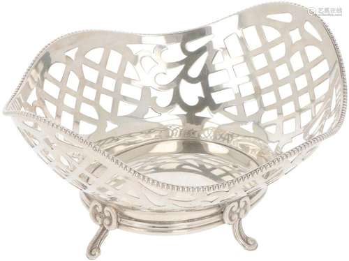 Silver bonbon basket.