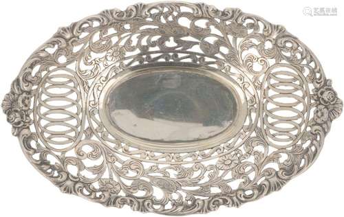 Silver bonbon basket.