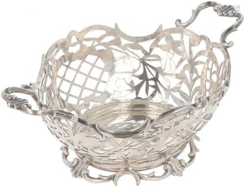 Silver bonbon basket.