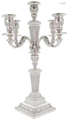 Showpiece candelabra silver.