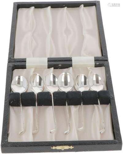 (6) piece set of silver teaspoons.