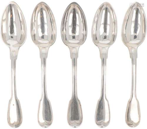 (5) piece set dinner spoons (Pierre-Joseph Dehanne 1785-1806...