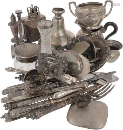 Large lot of various silver.