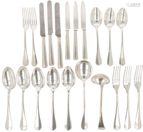 (21) piece lot 'Christofle' silver plated cutlery ...