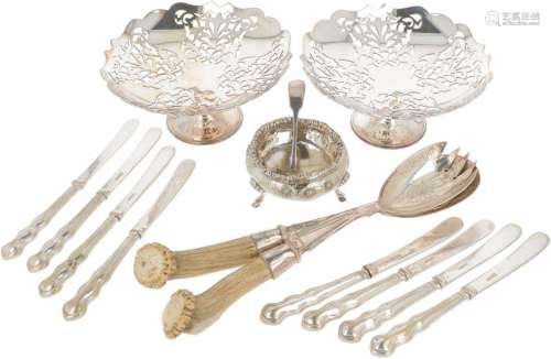 (14) piece lot miscellaneous silver plated.