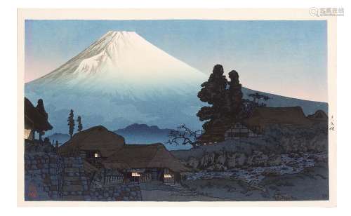 Japon, vers 1938, "Mont Fuji depuis Mizukubo" Impr...