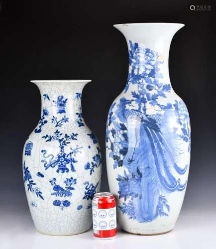 Three Large Chinese Vases, 19thC