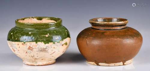 Two Chinese Pottery Jars