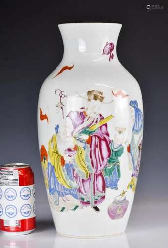 A Chinese Famille-Rose Vase, 18thC