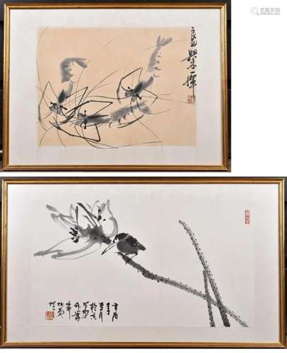 Qi Liangyi Shrimp and Xu Huayi Bird