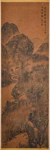 Wang Xiaoshi Landscape Hanging Scroll