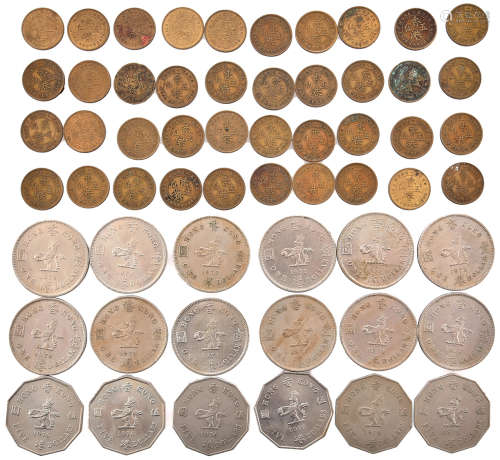 香港KGⅥ 5￠1949x22, 1950x6 及 QEⅡ$5 1976x3, 1978x1, 1979x2, $...