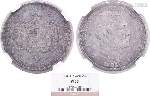 夏威夷1883年 $1 #3359231-008